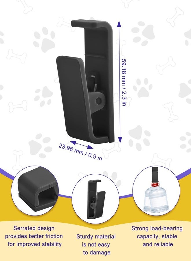 CAPHONT 6 Pcs Dog Pee Pad Holder, Potty Training Dog Pee Pad Holder for Leg-Lifting Marking Dogs Indoor Training Pad Holder for Small & Large Size Wee Wee Pad with Nano Gel Strip, Black - Image 2